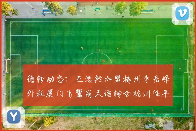 德转动态：王浩然加盟梅州李岳峰外租厦门飞鹭高天语转会杭州临平吴越